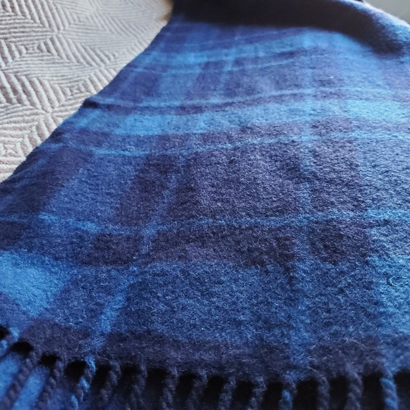 Coach Classic Plaid Wool/Cashmere Scarf - Picture 6 of 7
